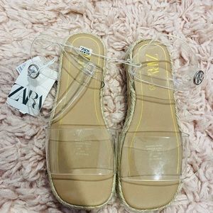 Zara Clear sandals